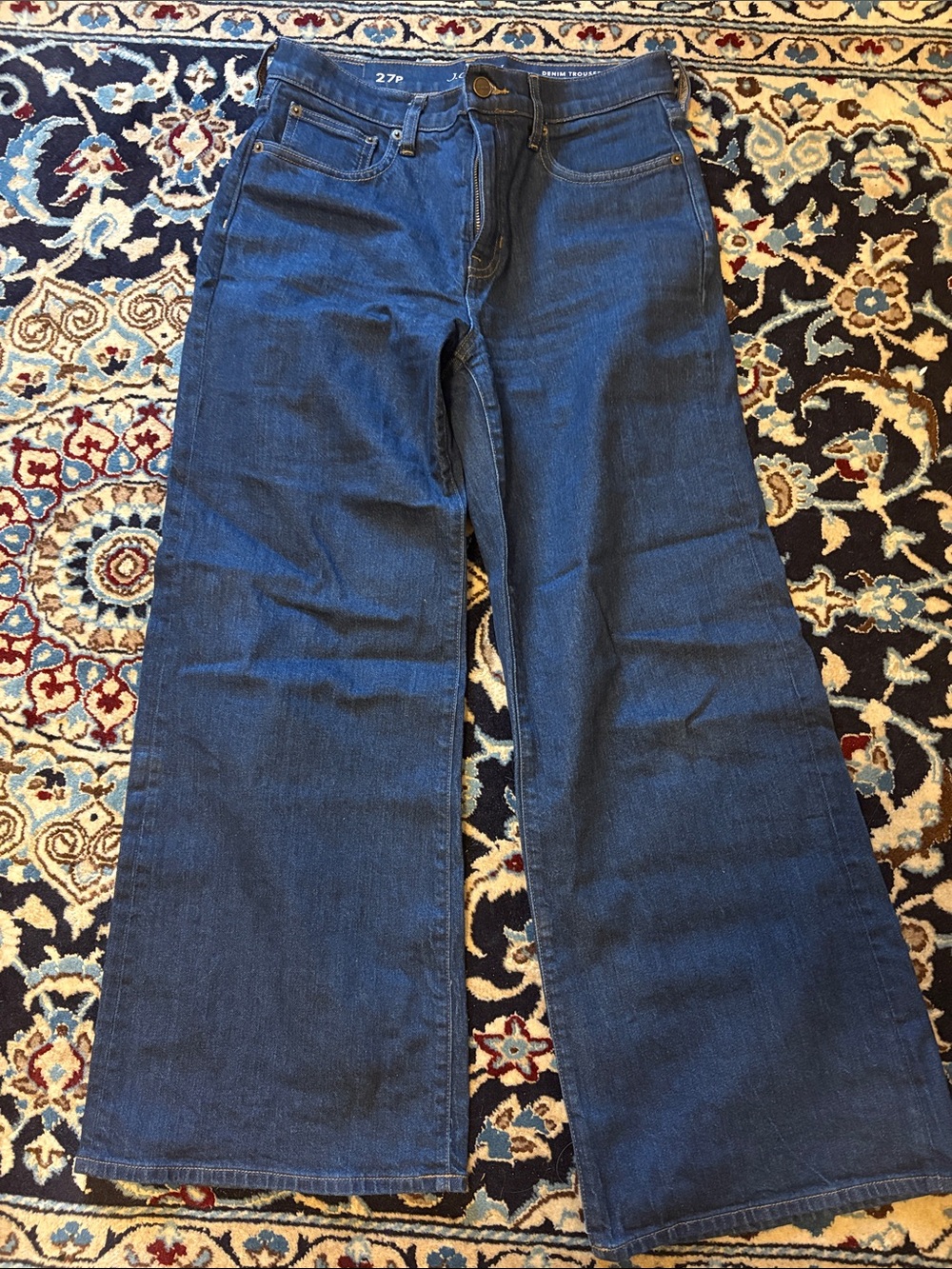 J. Crew Dark Blue Denim Trouser- 27P